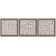 Tableau Islam - Triptyque Kufi Sourate