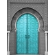 Tableau Oriental - Portes Marocaines Or ou Argent