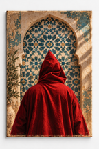 Tableau marocain L’Écarlate – Héritage marocain