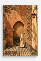 Tableau marocain Le Passage – arche et zellige