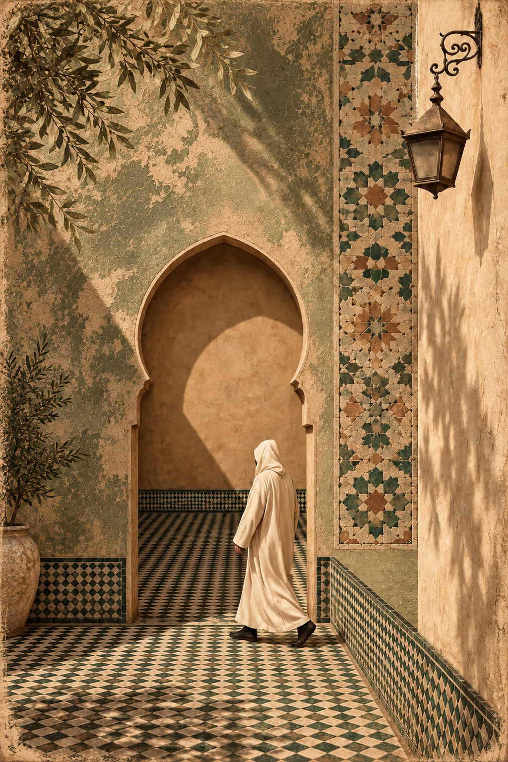 Tableau Le Passage – coloris Zellige Vert